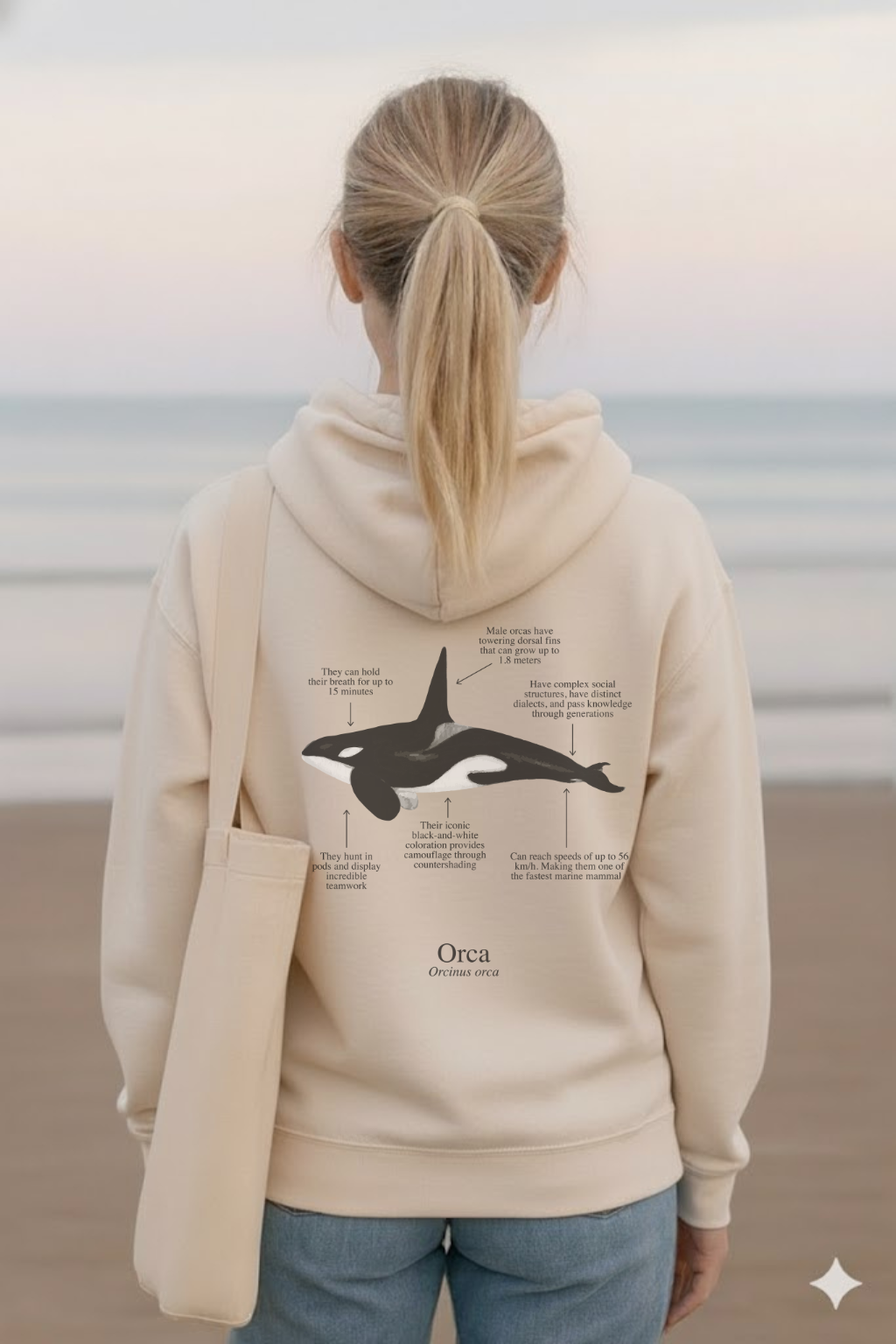 Orca Hoodie (NEW) Colores claros