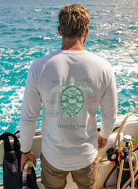 Sudadera premium Tortuga verde - colores claros