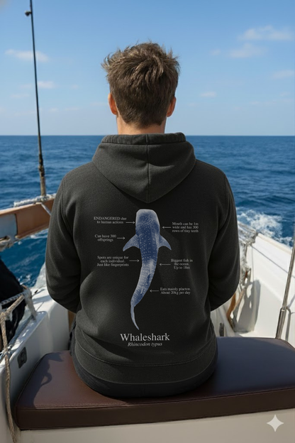 Tiburón Ballena Hoodie (NEW) Colores oscuros
