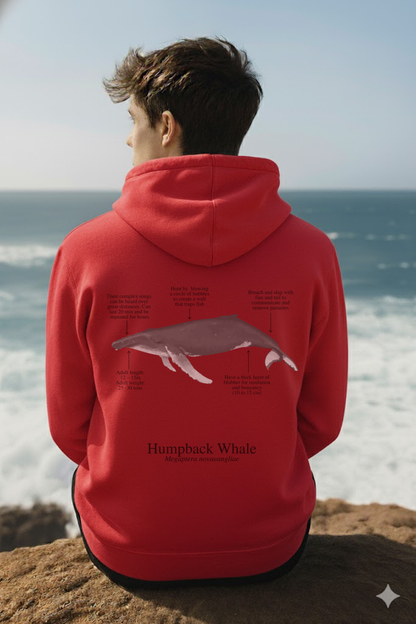 Hoodie (NEW) Ballena Jorobada colores claros