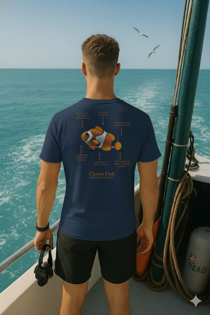 Camiseta de 100% algodón - Pez Payaso - Unisex