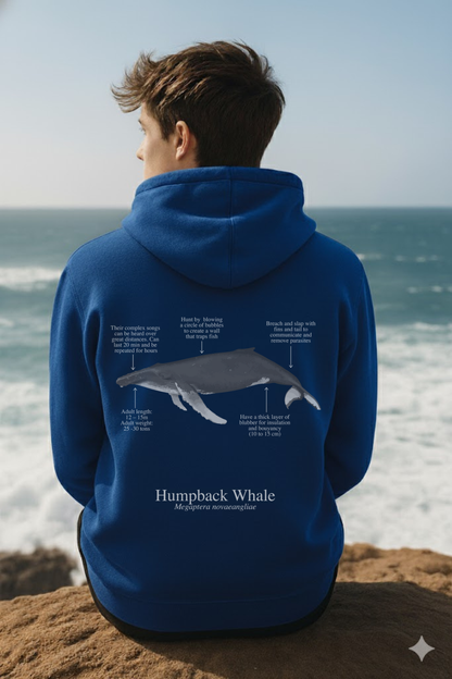 Hoodie (NEW) Ballena Jorobada colores oscuros