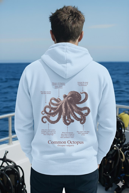 Hoodie (NEW) Pulpo colores claros