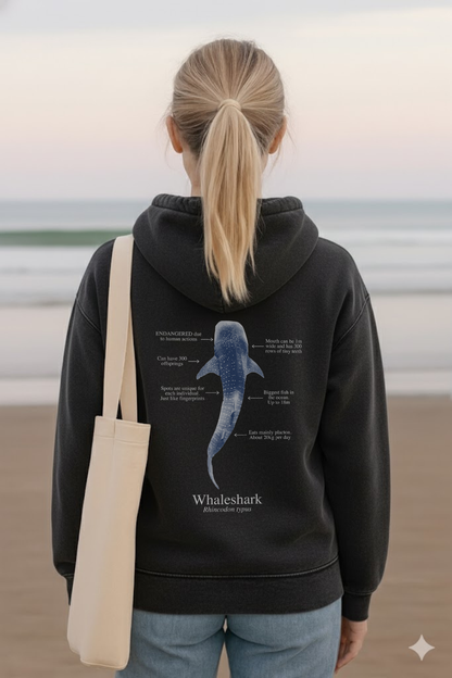 Tiburón Ballena Hoodie (NEW) Colores oscuros