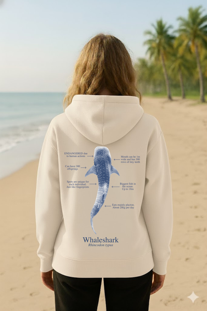 Hoodie (NEW) Tiburón Ballena colores claros