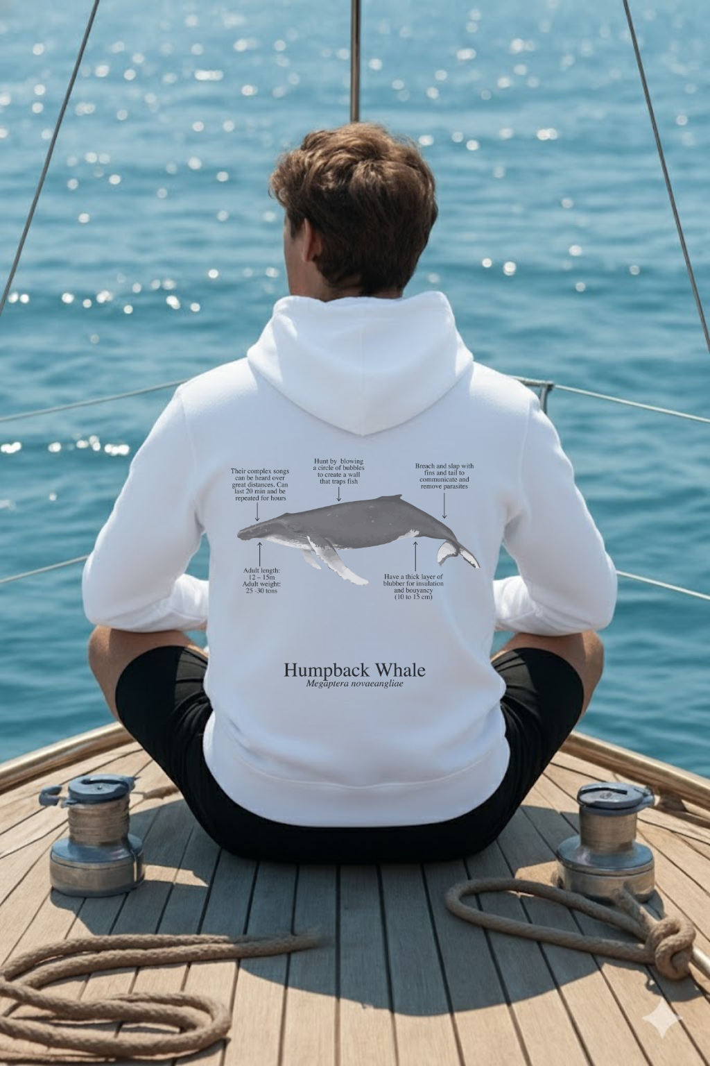 Hoodie (NEW) Ballena Jorobada colores claros