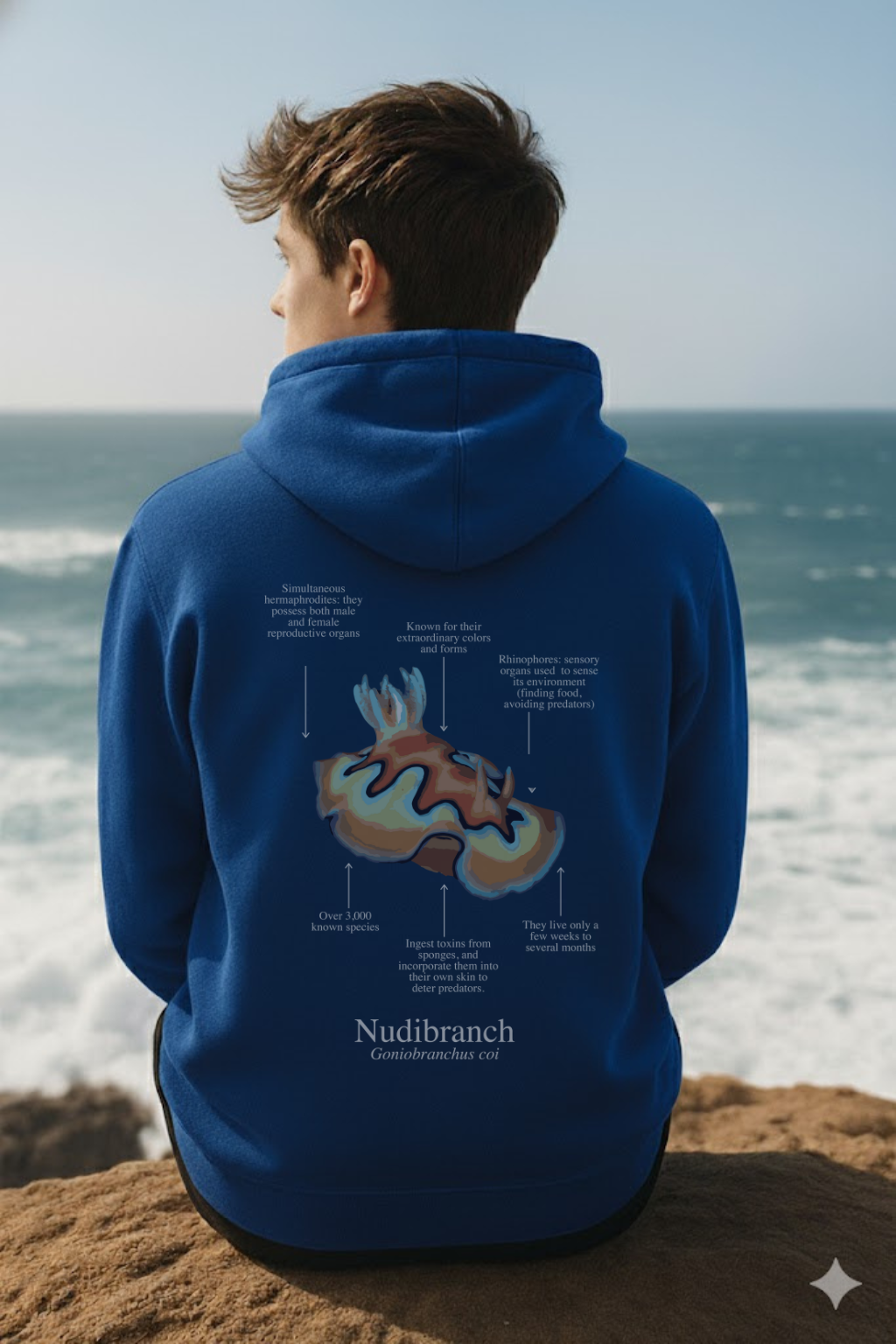 Hoodie (NEW) Nudi colores oscuros