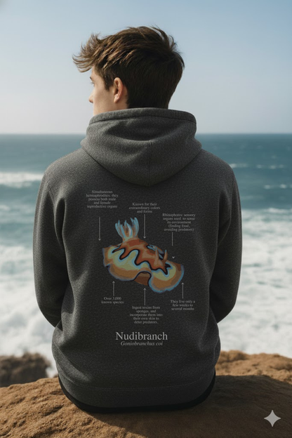 Hoodie (NEW) Nudi colores oscuros