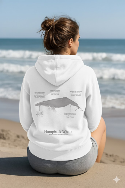 Hoodie (NEW) Ballena Jorobada colores claros
