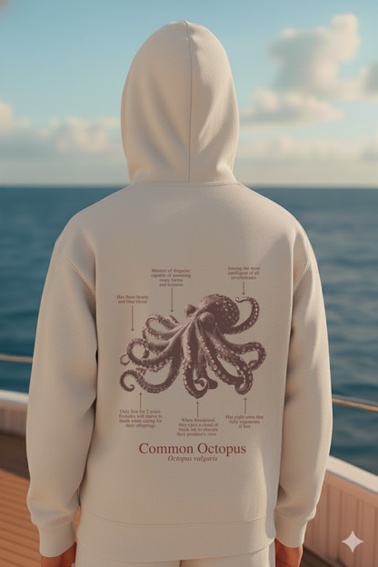 Hoodie (NEW) Pulpo colores claros