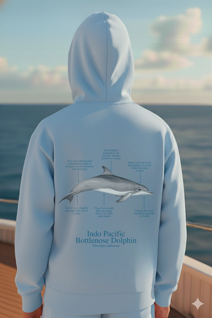Hoodie (NEW) delfín colores claros