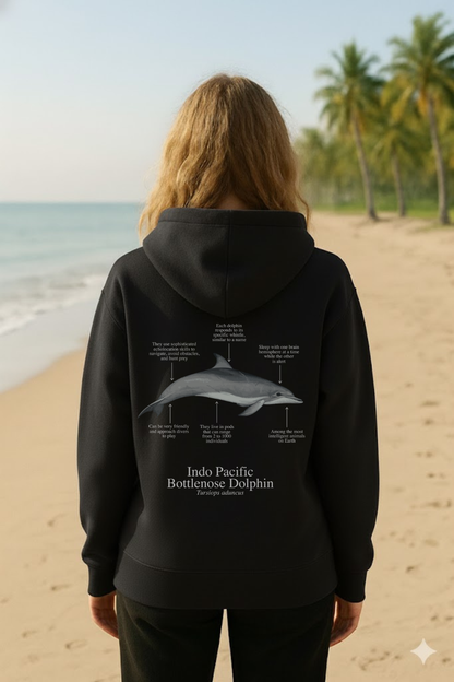 Hoodie (NEW) Delfín colores oscuros