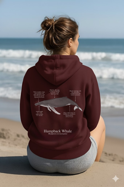 Hoodie (NEW) Ballena Jorobada colores oscuros