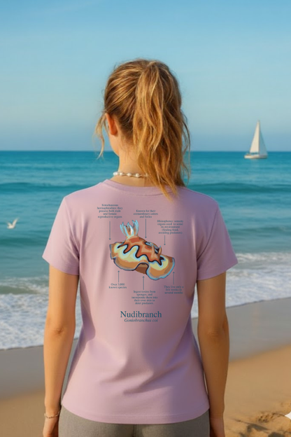 100% cotton Nudibranch T-shirt - light colors - unisex
