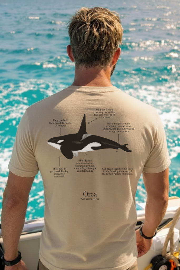 Camiseta de 100% algodón - Orca - Unisex