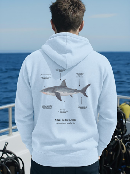 Hoodie (NEW) Tiburón Blanco