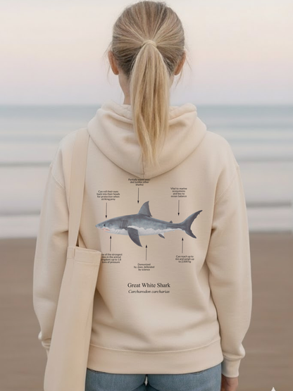 Hoodie (NEW) Tiburón Blanco