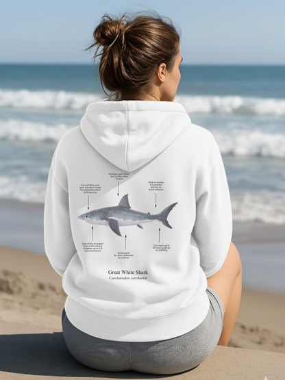 Hoodie (NEW) Tiburón Blanco