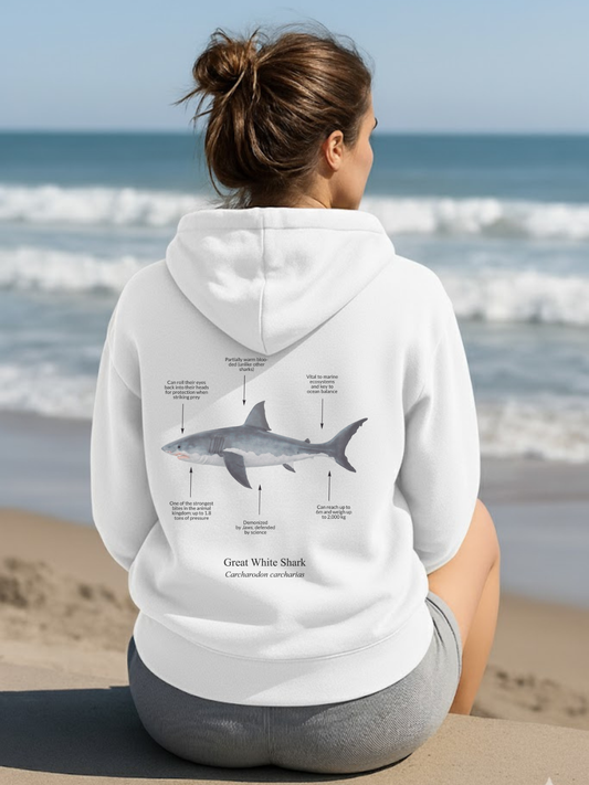Hoodie (NEW) Tiburón Blanco