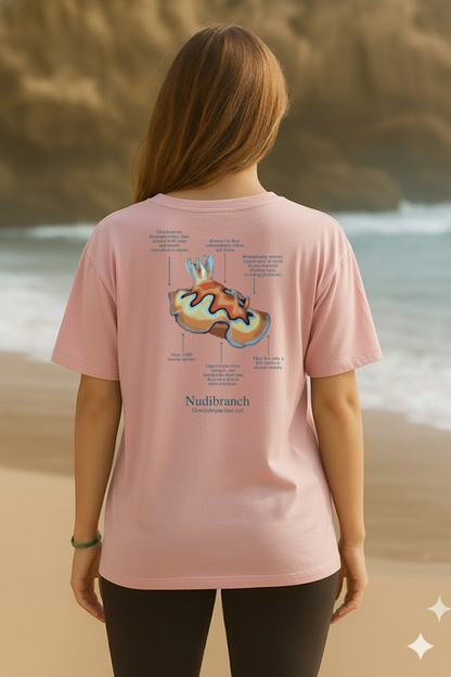 100% cotton Nudibranch T-shirt - light colors - unisex