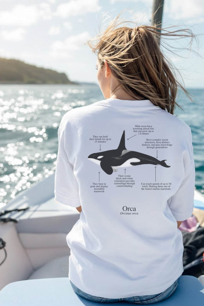 Camiseta de 100% algodón - Orca - Unisex