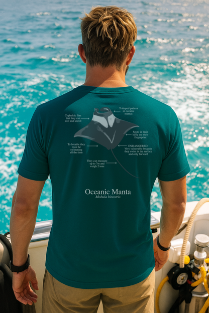 Camiseta 100% algodón Manta - colores oscuros - unisex