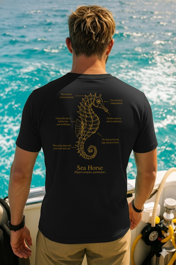 Unisex T-shirt Seahorse