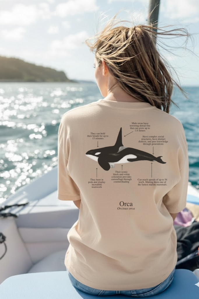 Camiseta de 100% algodón - Orca - Unisex