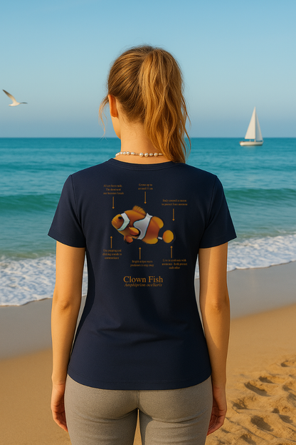 Camiseta de 100% algodón - Pez Payaso - Unisex