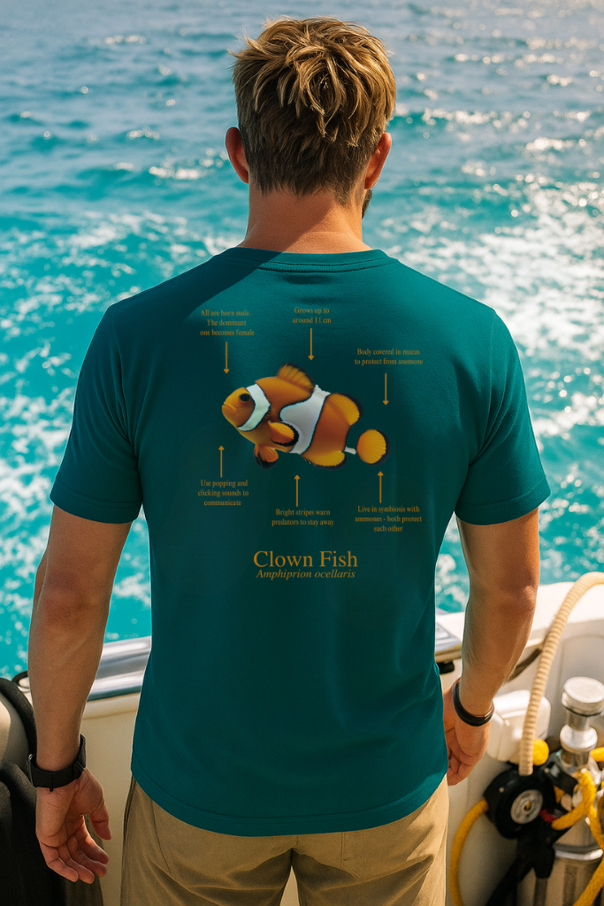 Camiseta de 100% algodón - Pez Payaso - Unisex