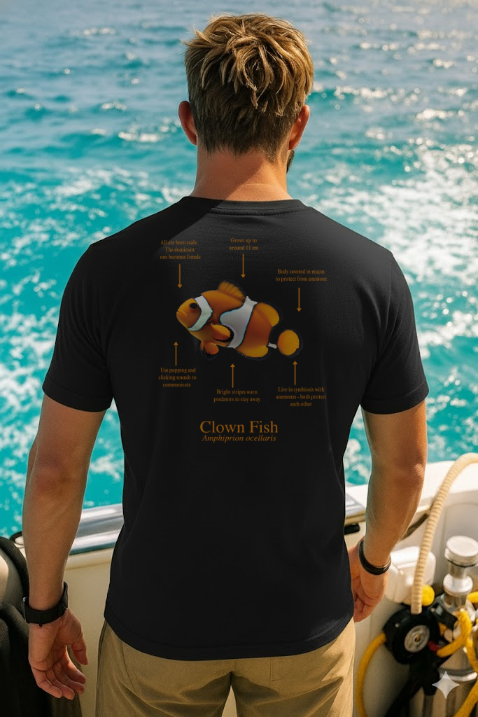 Camiseta de 100% algodón - Pez Payaso - Unisex