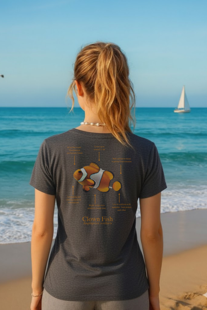 Camiseta de 100% algodón - Pez Payaso - Unisex