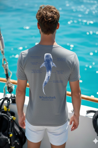 Camiseta 100% algodón Tiburón Ballena - colores claros - unisex