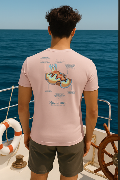 100% cotton Nudibranch T-shirt - light colors - unisex