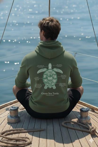 Hoodie (NEW) Tortuga colores oscuros