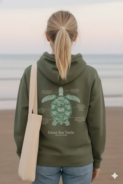 Hoodie (NEW) Tortuga colores oscuros