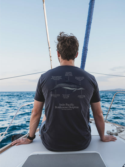 Camiseta 100% algodón Delfín - colores oscuros - unisex