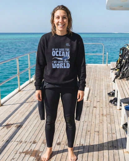 Save the ocean - colores oscuros - FUN