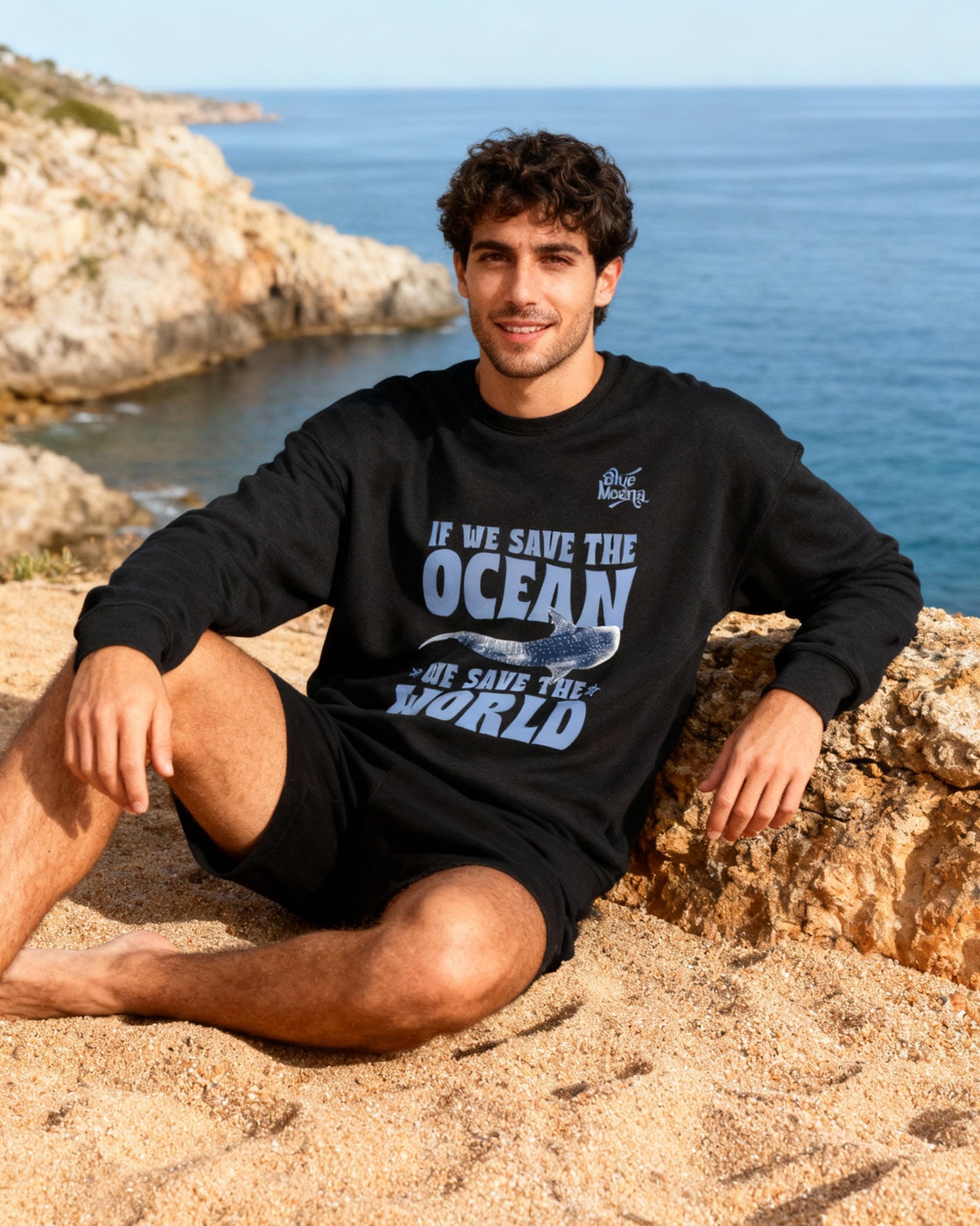 Save the ocean - colores oscuros - FUN