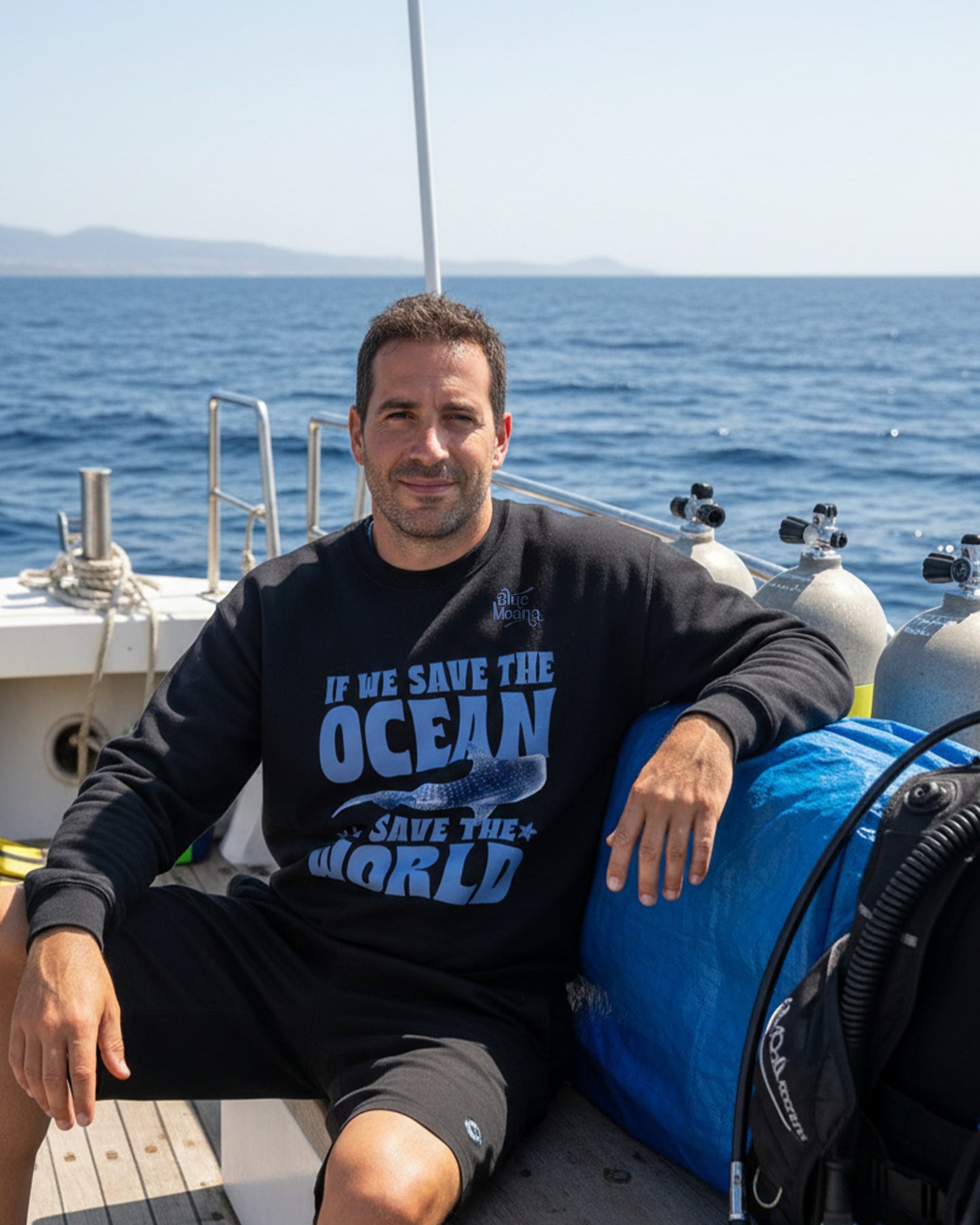 Save the ocean - colores oscuros - FUN