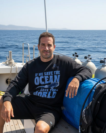 Save the ocean - colores oscuros - FUN