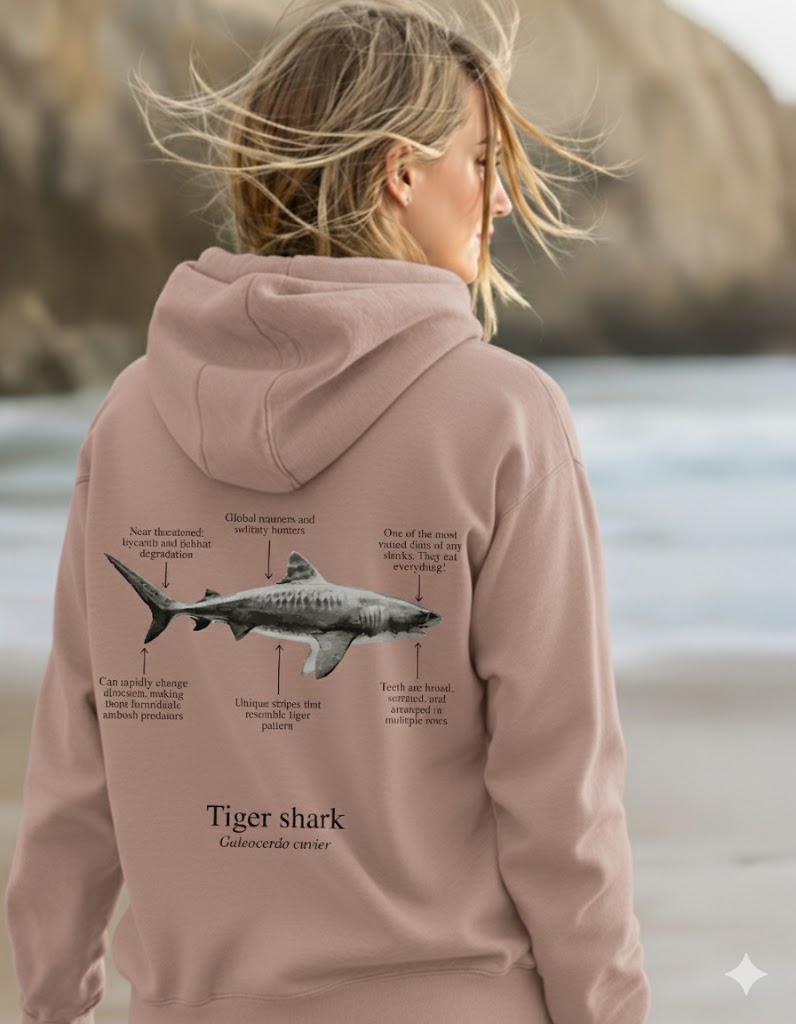 Hoodie (NEW) Tiburón Tigre