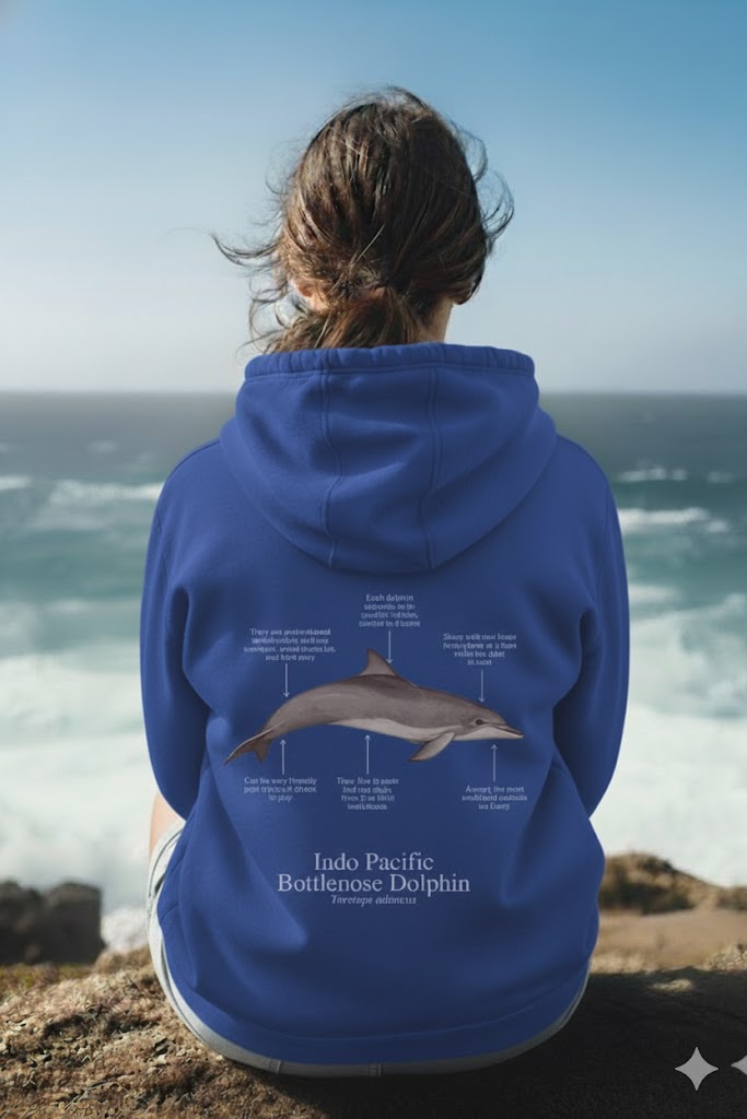 Hoodie (NEW) Delfín colores oscuros