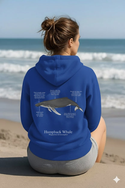 Hoodie (NEW) Ballena Jorobada colores oscuros