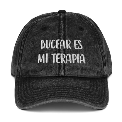 Gorra Bucear es mi Terapia