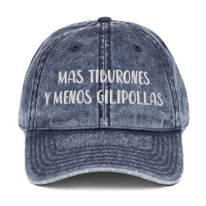 Gorra vintage. Más tiburones