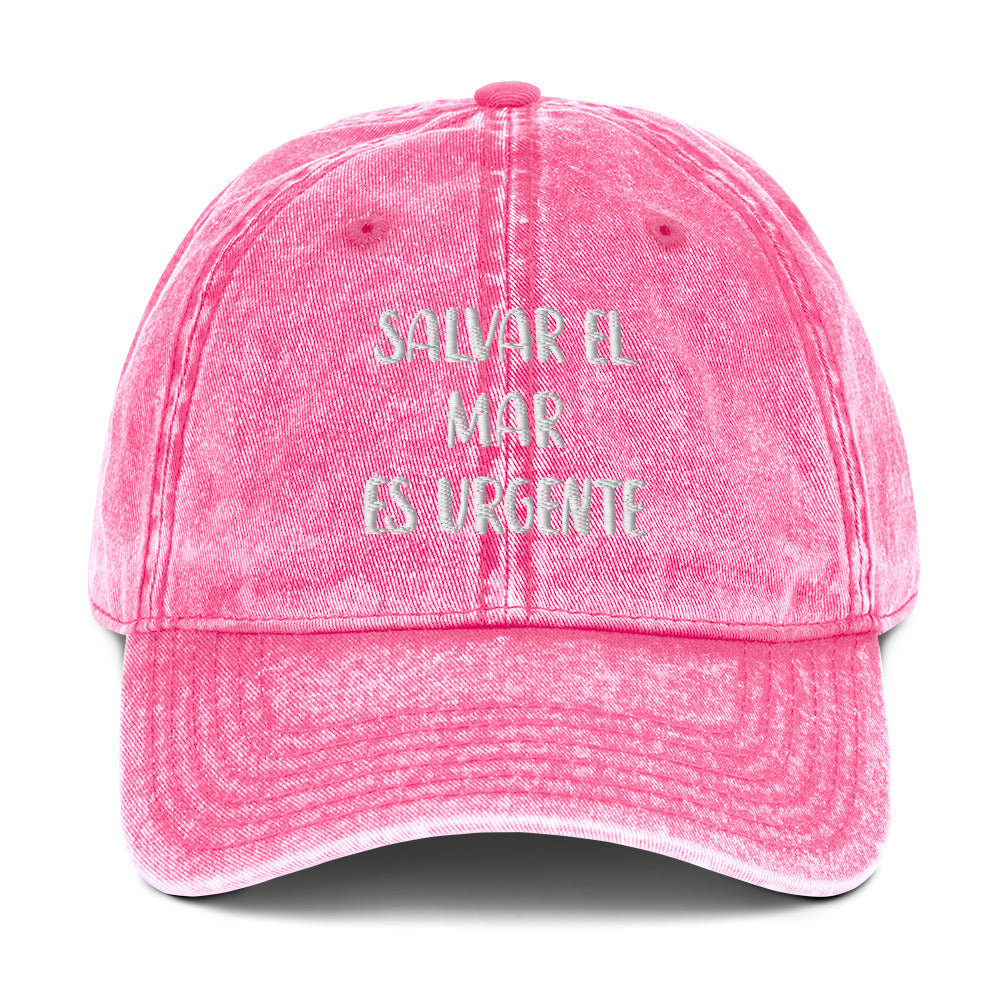 Gorra Salvar el Mar es Urgente