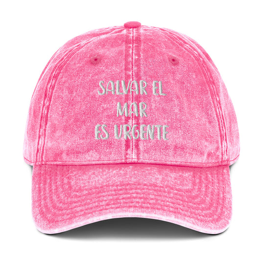 Gorra Salvar el Mar es Urgente